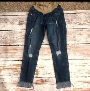 Jessica Simpson Maternity Distressed Jeans medium
